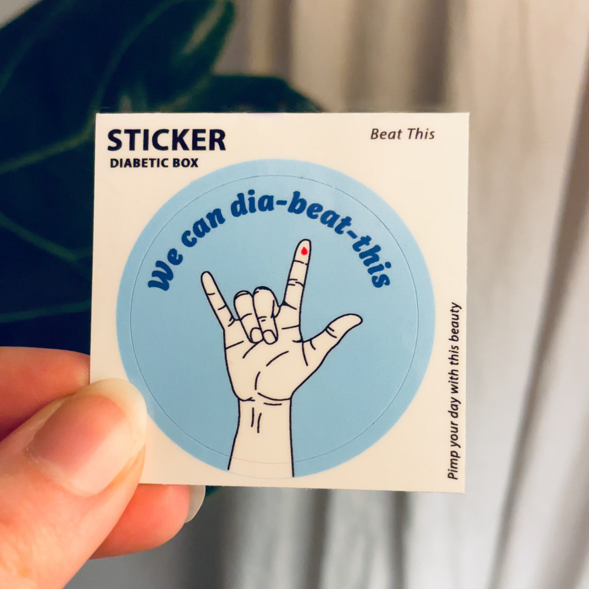 Sticker dia-beat-this